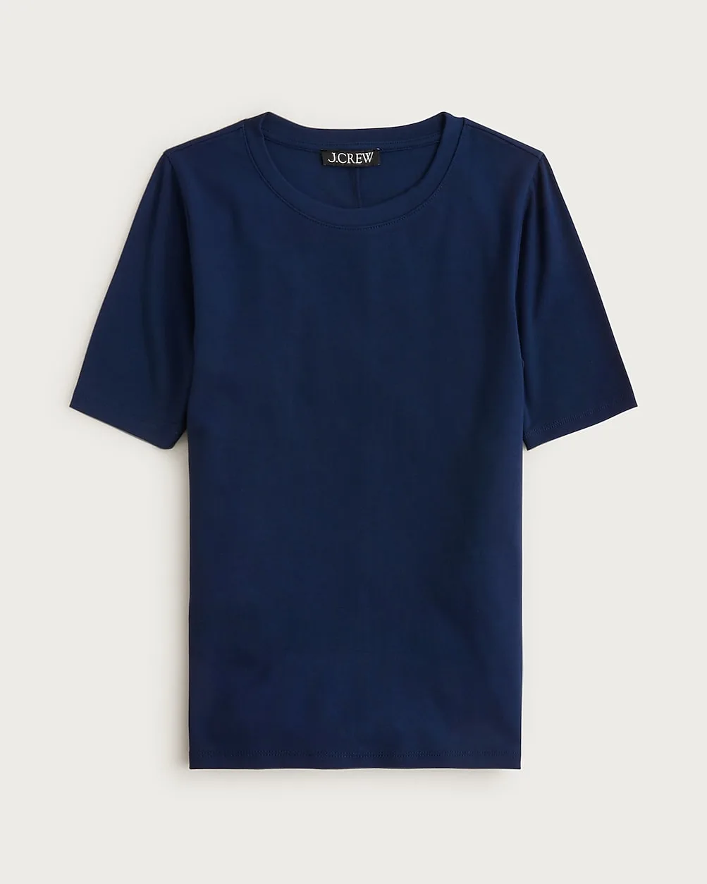 Refined Rib Elbow-Sleeve T-Shirt by J.Crew