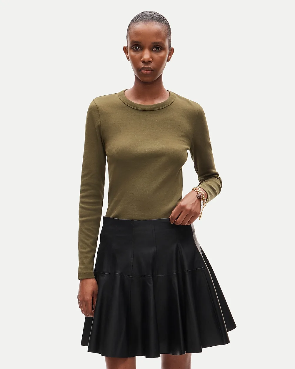 Perfect-Fit Long-Sleeve T-Shirt by J.Crew
