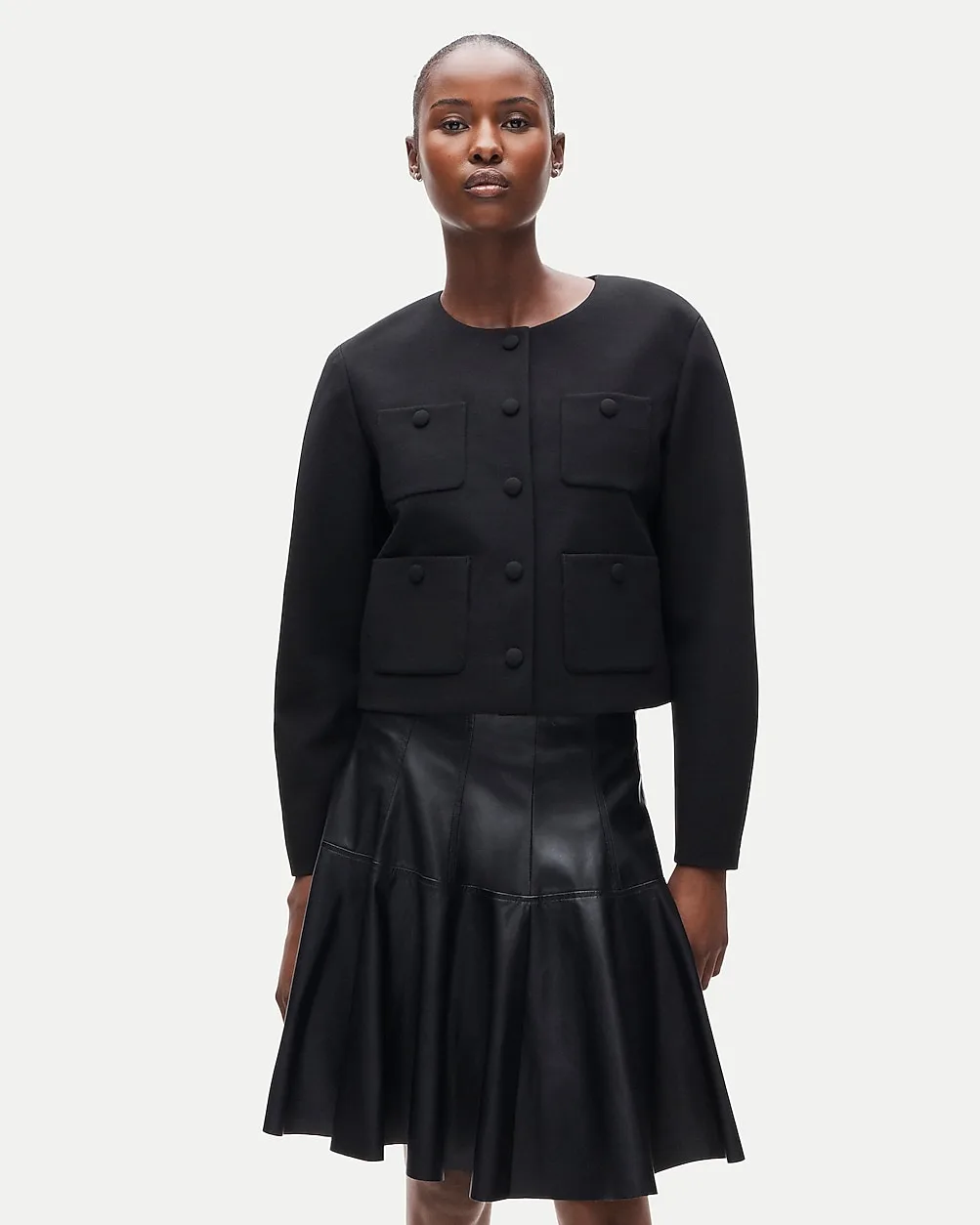 Drop-Shoulder Lady Jacket in Four-Season Stretch by J.Crew