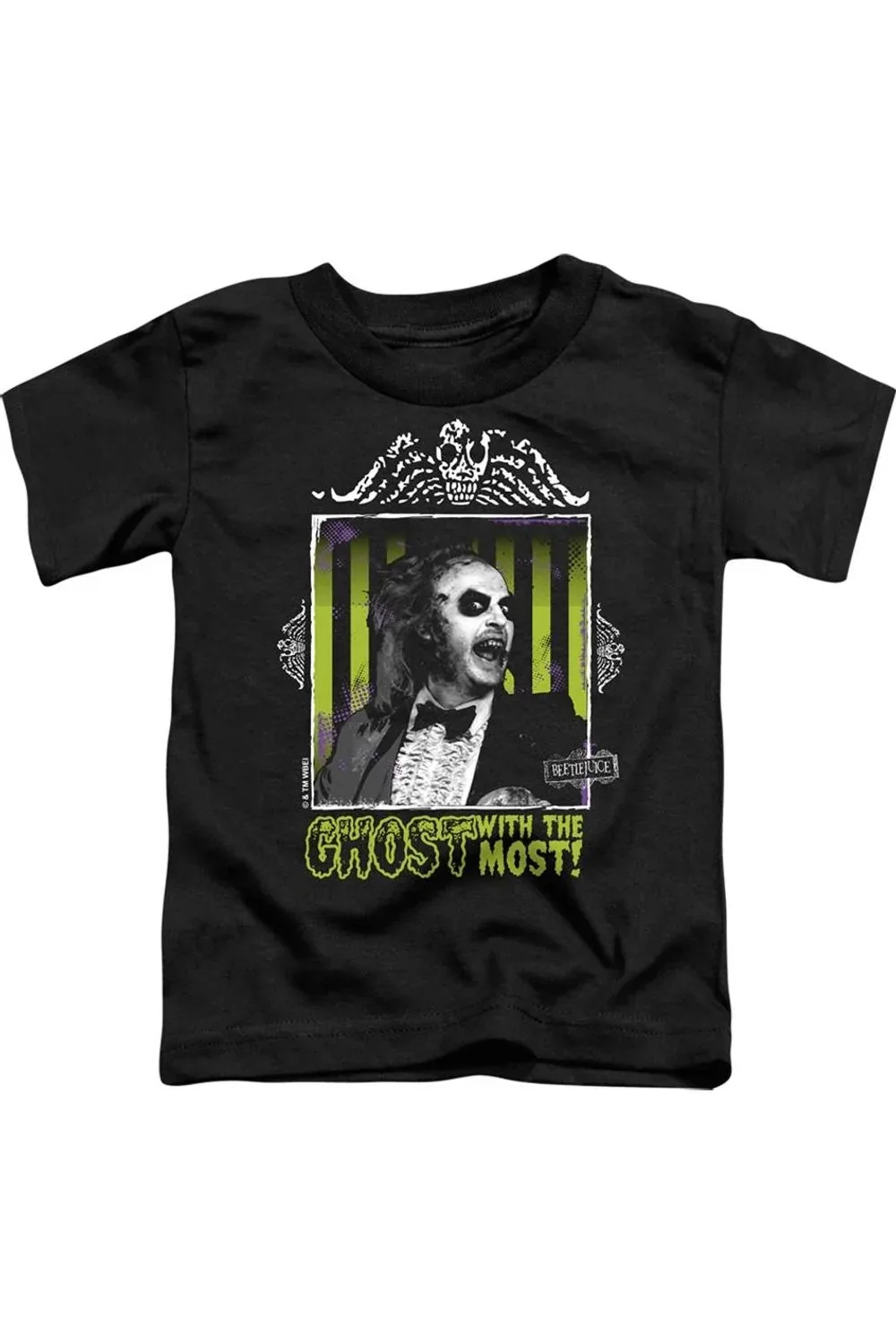 Beetlejuice Ghost Short Sleeve Tee / T-Shirt by Gildan