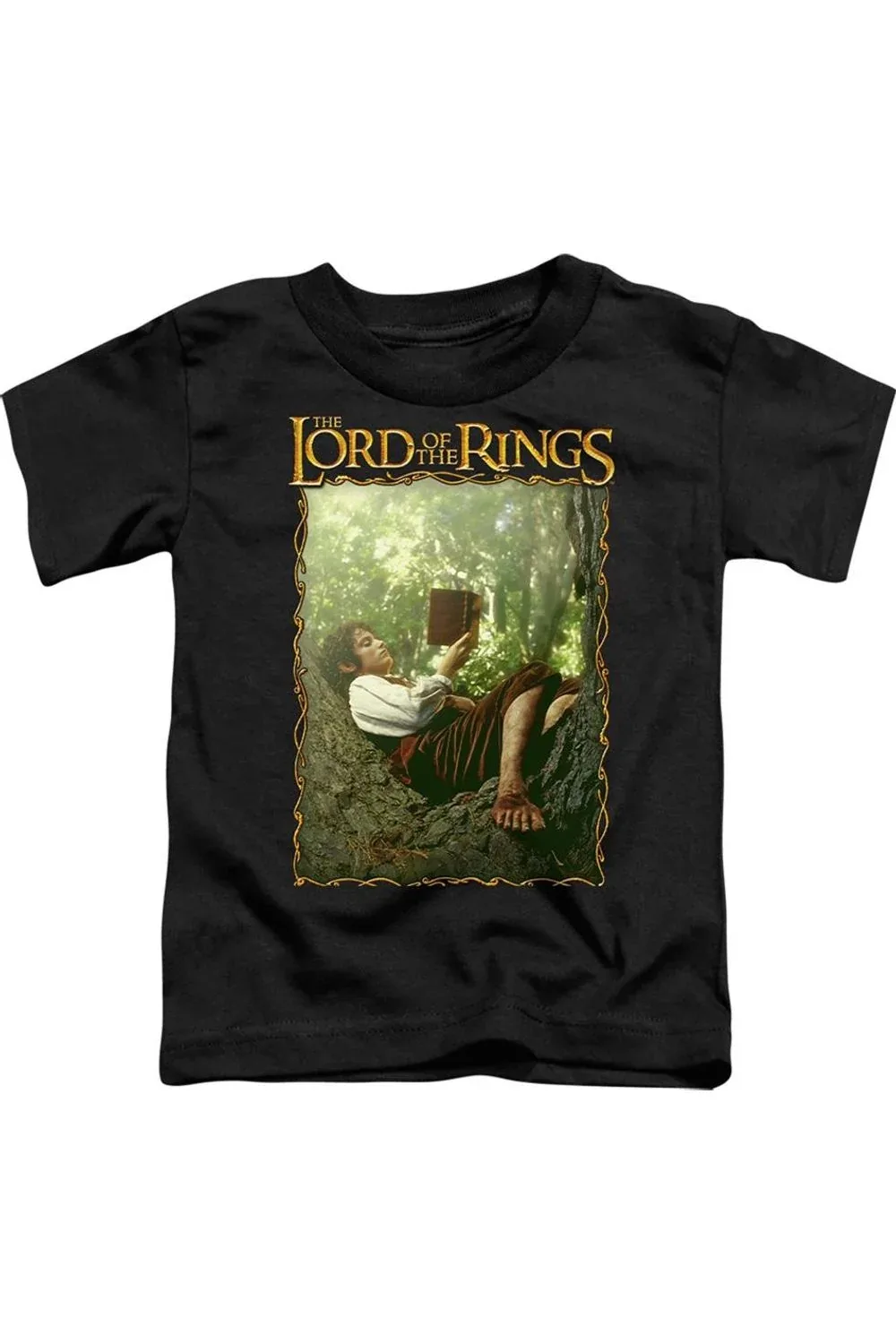 Lord of the Rings Reader Frodo Short Sleeve Tee / T-Shirt by Gildan