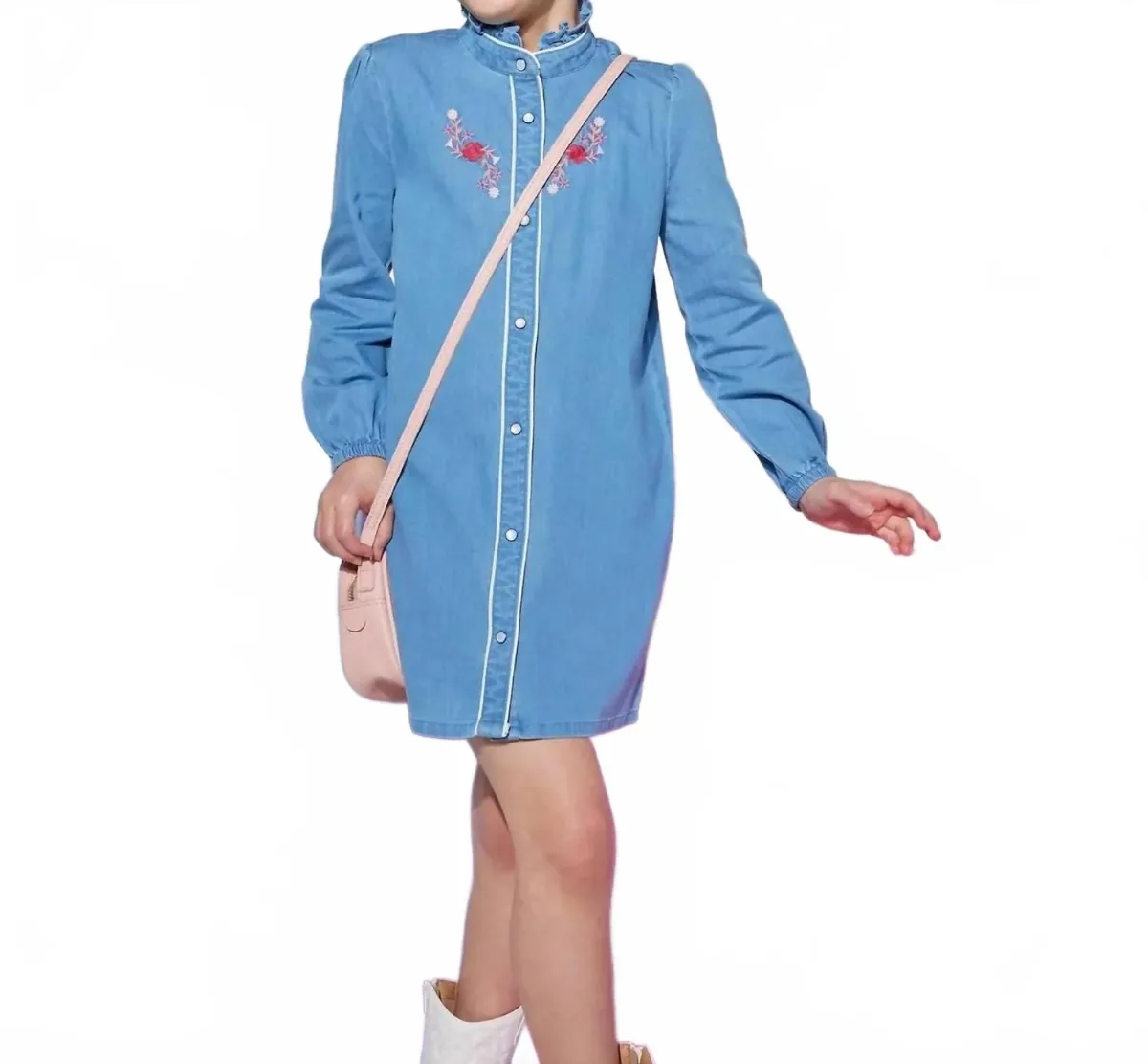 Jen Chambray Dress by Bisby