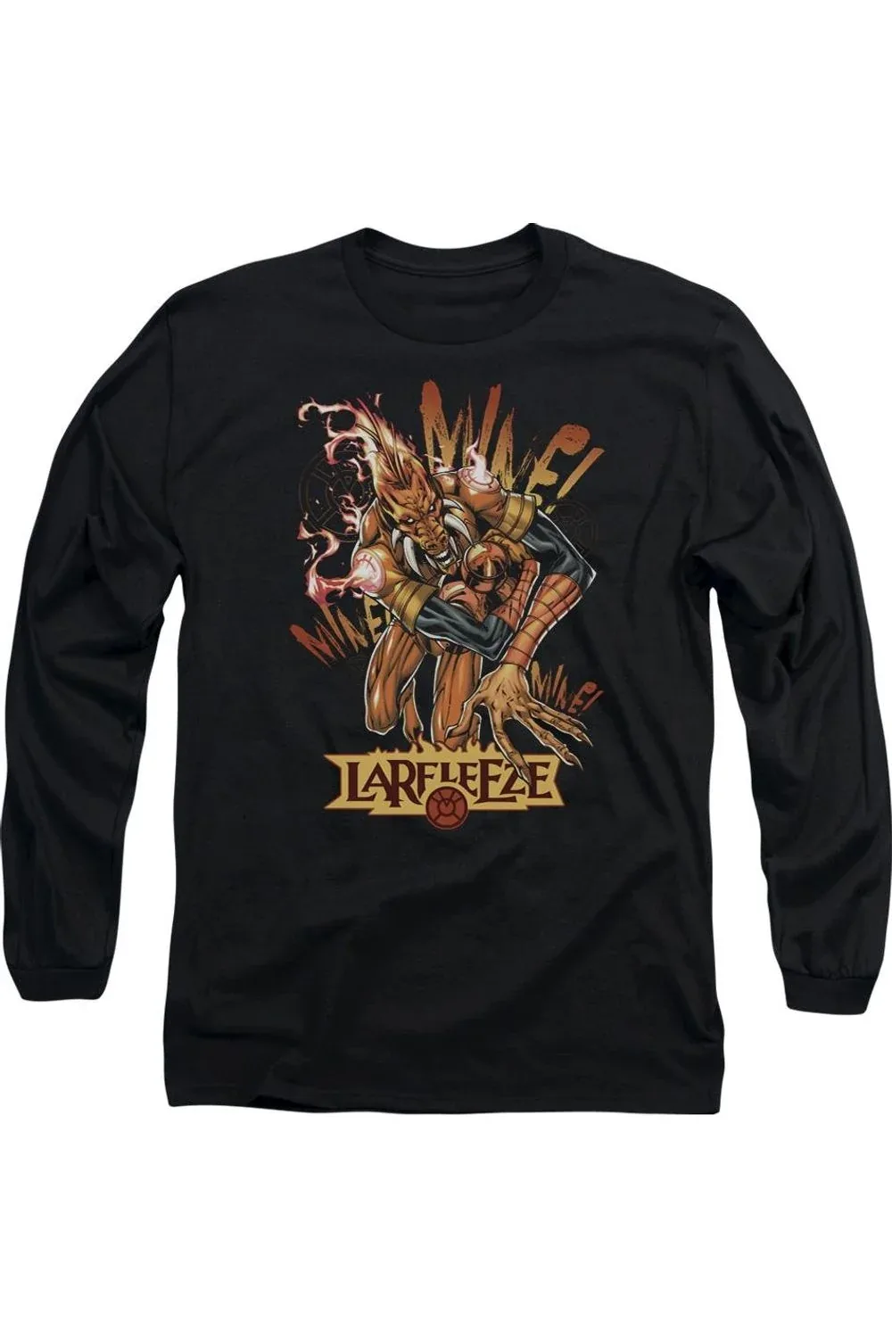 Green Lantern Larfleeze Long Sleeve Tee / T-Shirt by Gildan