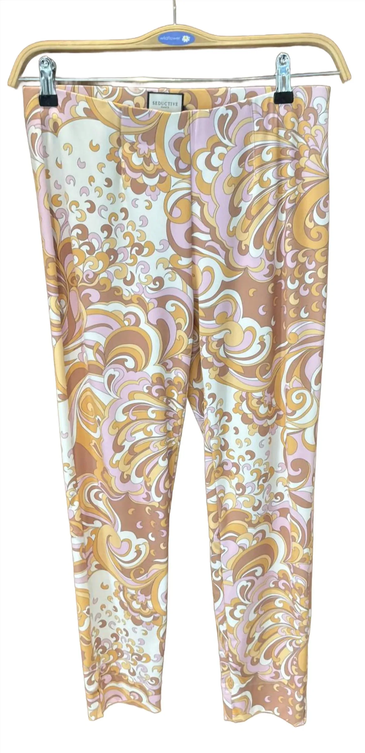 Sabrina Pants in Pink/Orange by Seductive