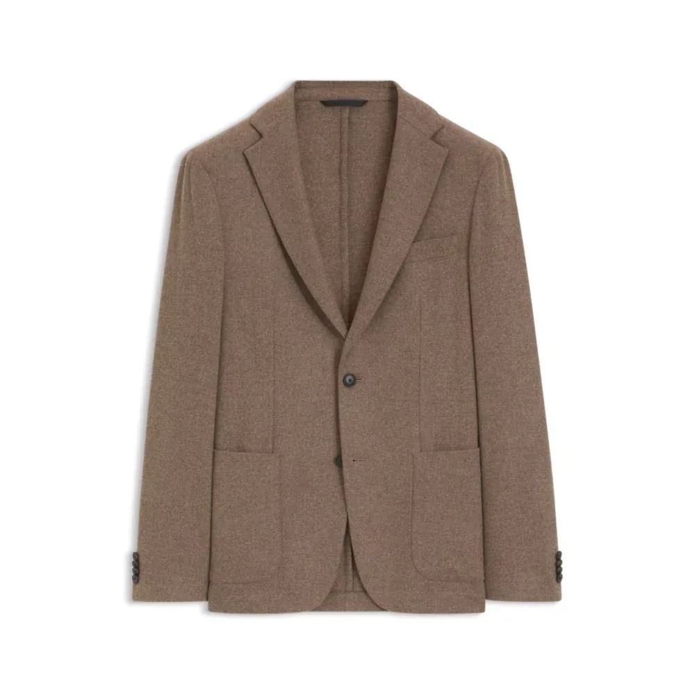 Slim-Fit Blazer in Washable Performance-Stretch Flannel