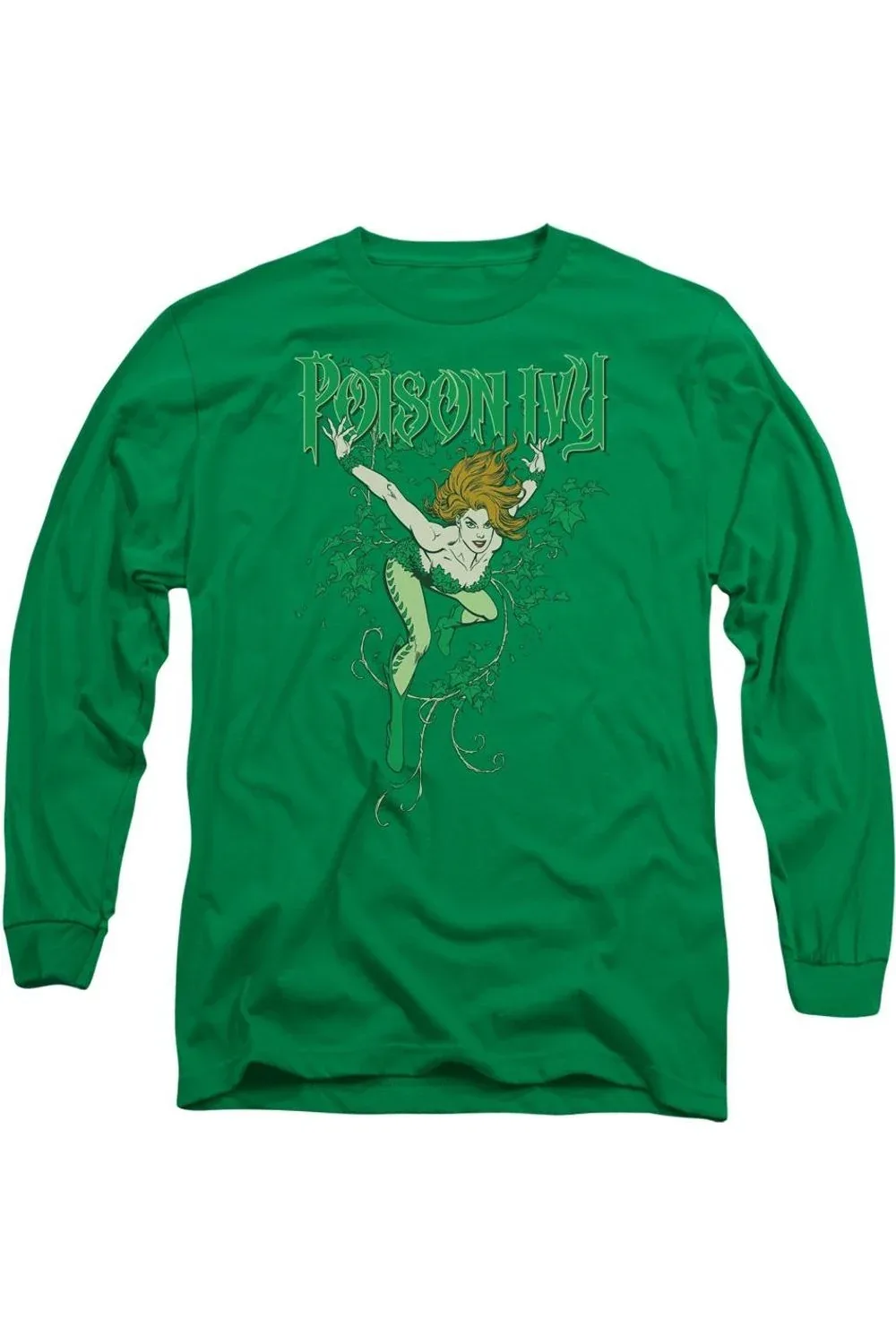 DC Comics Poison Ivy Long Sleeve Tee / T-Shirt by Gildan