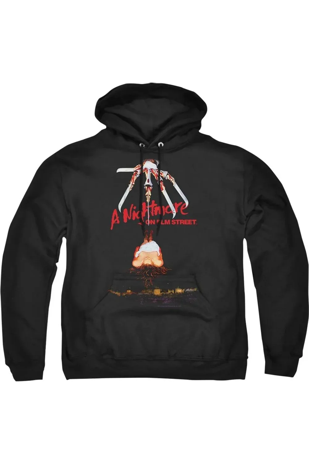 Nightmare on Elm Street Alternate Poster Pull Over Hoodie / Hooded Sweatshirt by Gildan