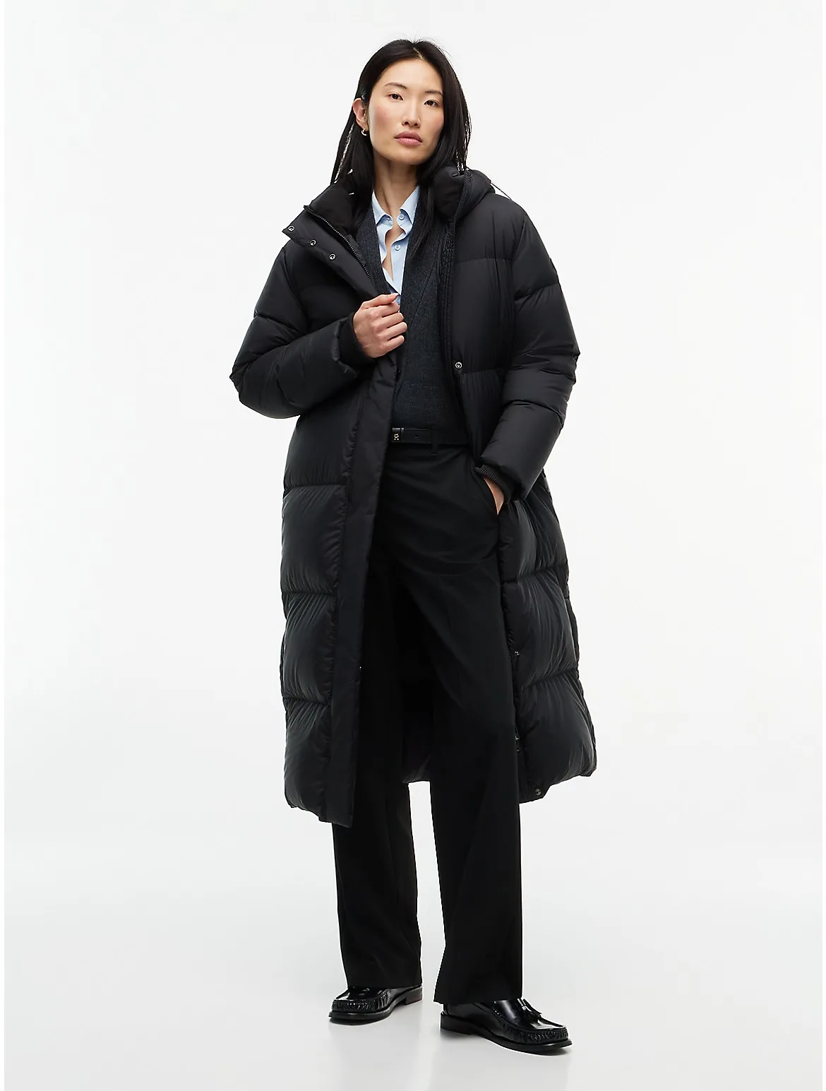 Water-Repellent Down Maxi Puffer Coat by Tommy Hilfiger