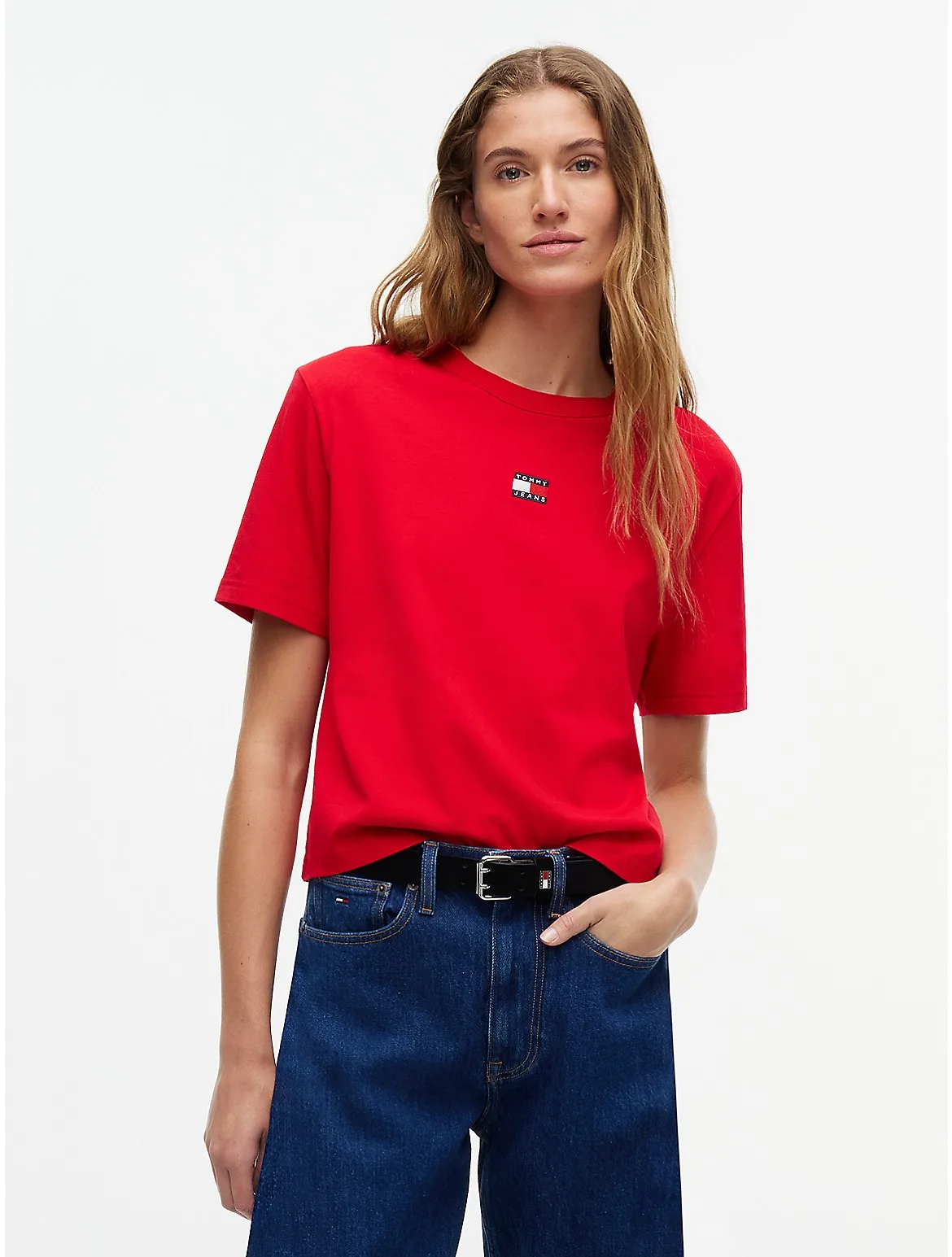 Tommy Jeans Badge Boxy T-Shirt by Tommy Hilfiger