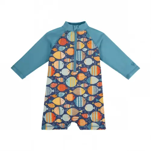 Long Sleeve Swim Romper by UV Skinz