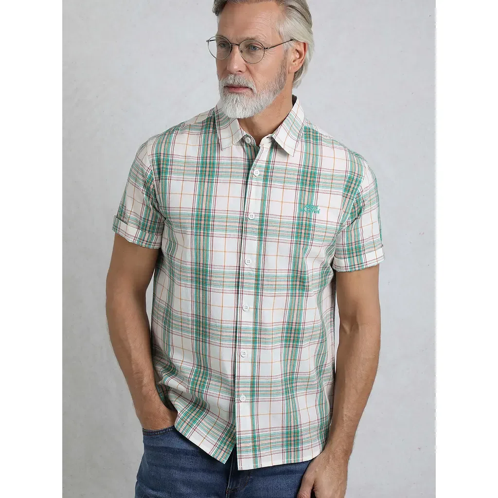 Judd Short Sleeve Check Shirt by Weird Fish