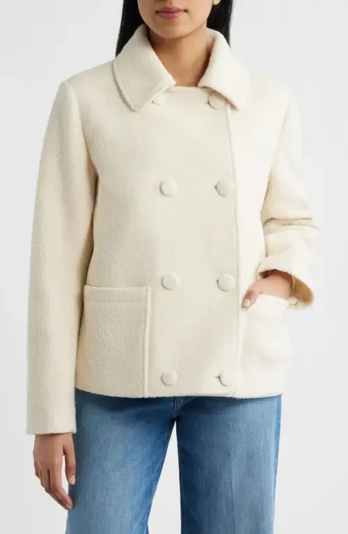 Short Bouclé Coat by Bernardo