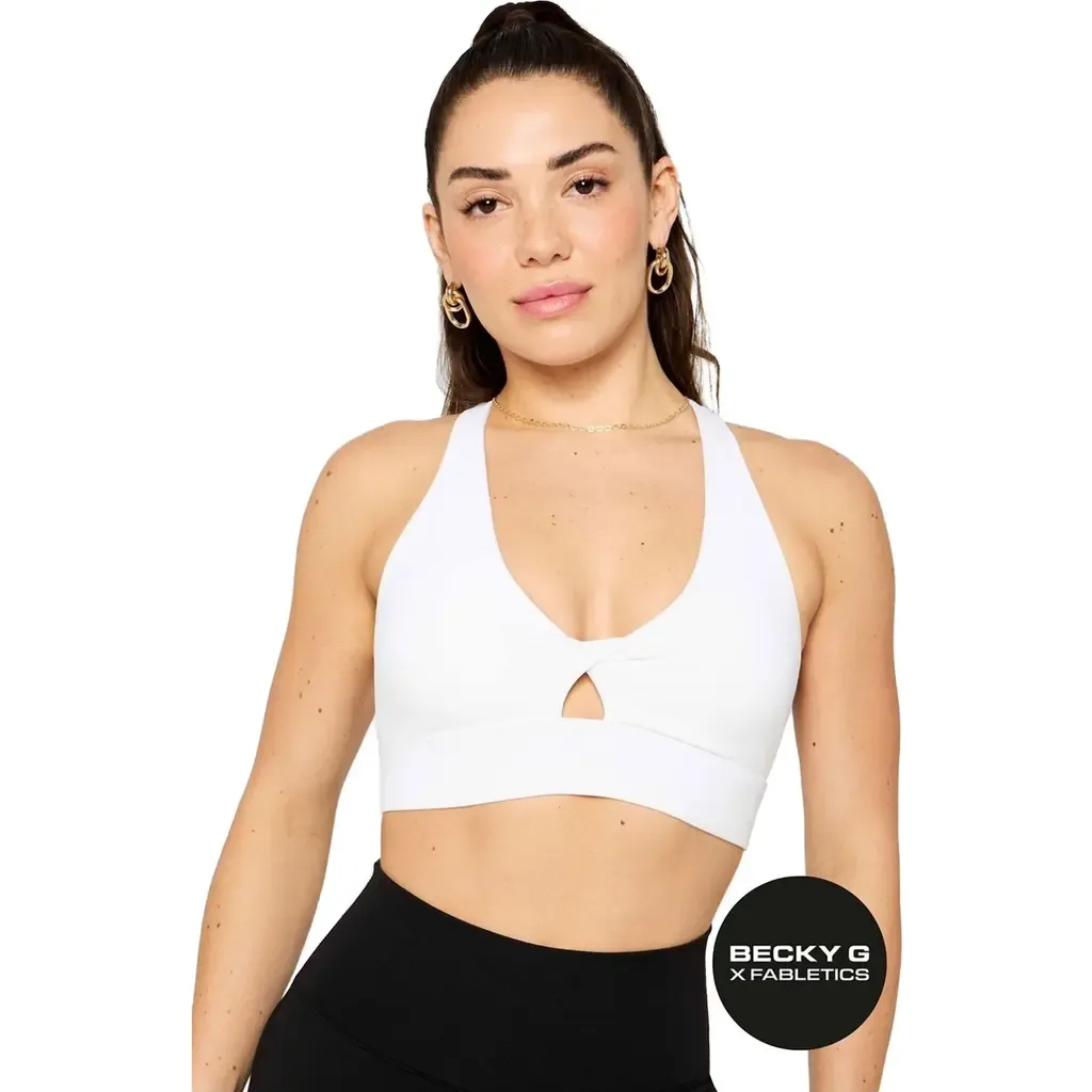 Oasis Twist Medium Impact Sports Bra by Fabletics