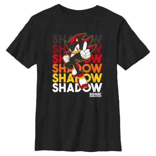 Shadow Stack Graphic Short Sleeve T-Shirt by Sonic the Hedgehog