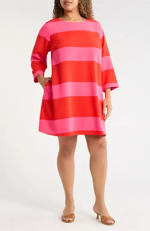 Lolli Stripe Lonna Shift Mini Dress by SUGARLIPS