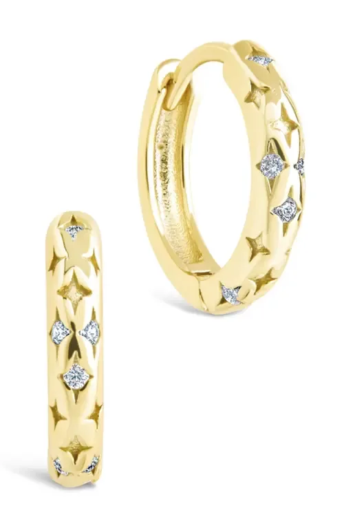 Blakelyn Cubic Zirconia Hoop Earrings by Sterling Forever