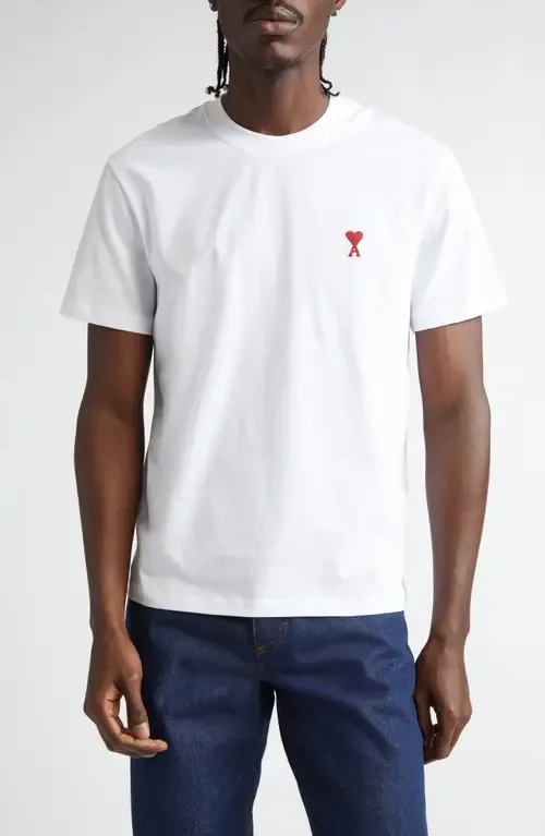 Ami De Coeur Organic Cotton T-Shirt by AMI PARIS