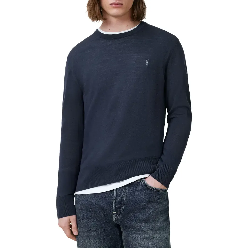 Mode Merino Wool Crewneck Sweater by AllSaints