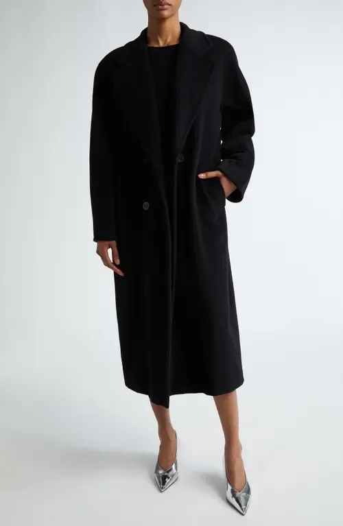 Madame Double Breasted Wool & Cashmere Coat by Max Mara
