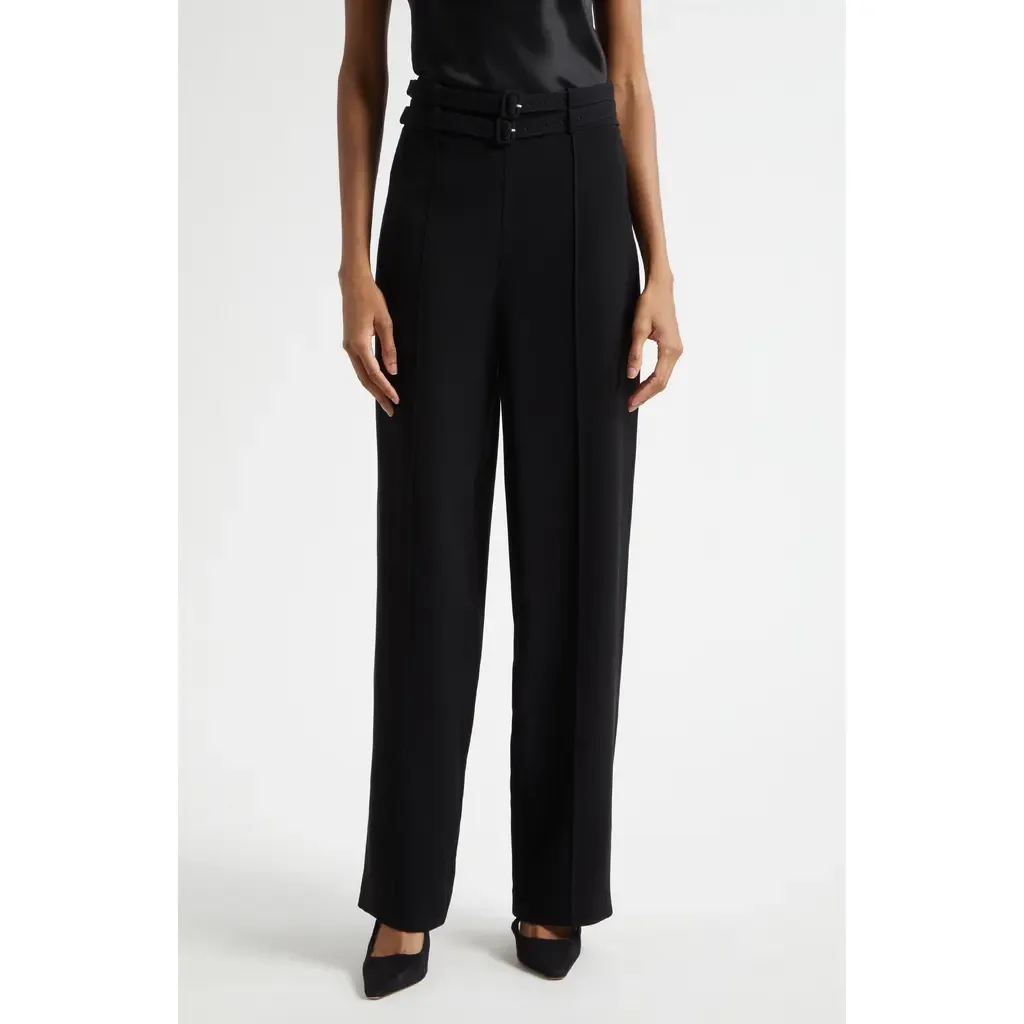 Maelor Pintuck Double Belt Pants by Cinq à Sept
