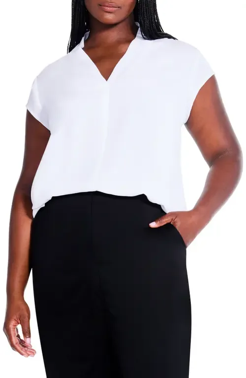 Day to Night Cap Sleeve Top by NIC+ZOE