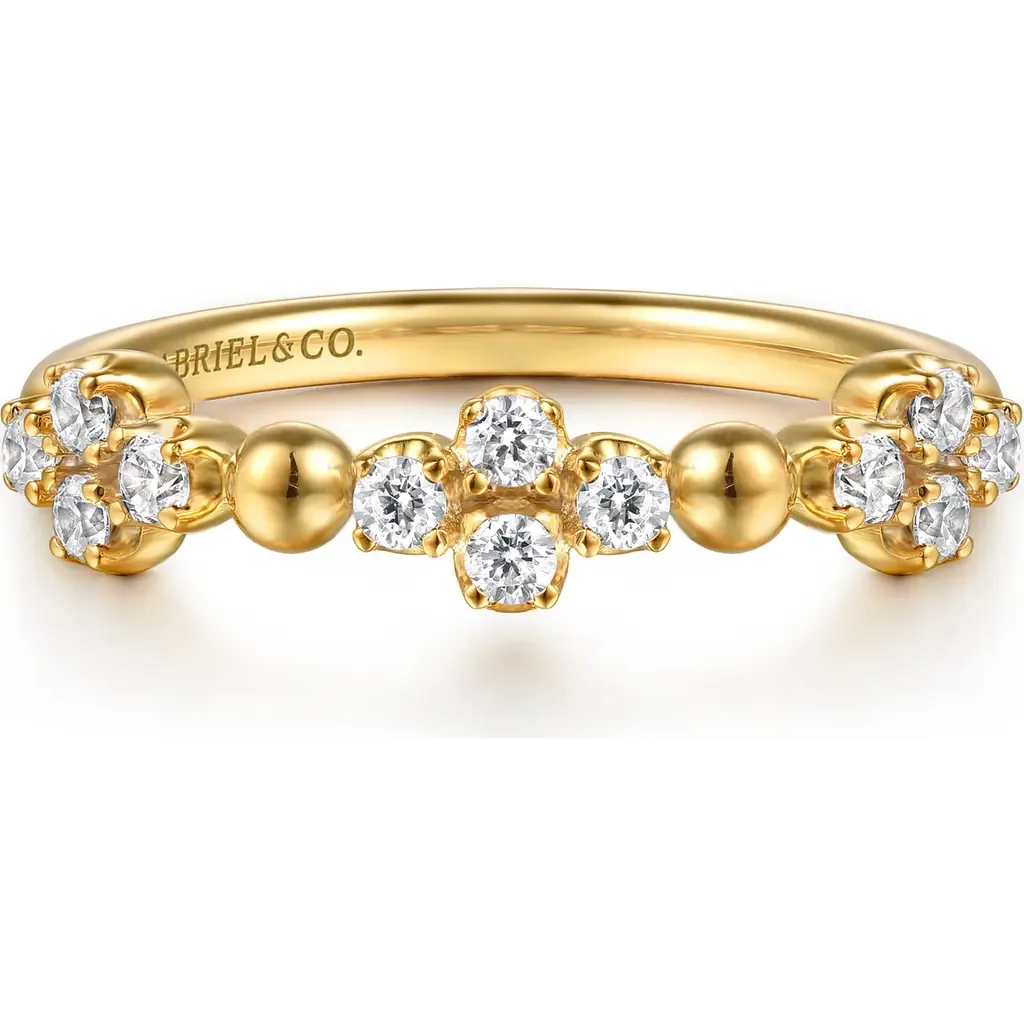 Diamond Stackable Ring by Gabriel & Co.