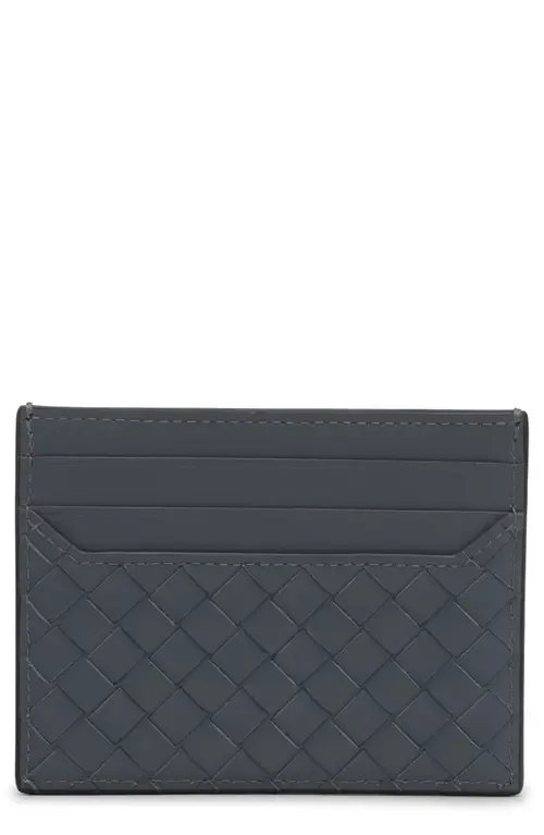 Intrecciato Piccolo Leather Card Holder