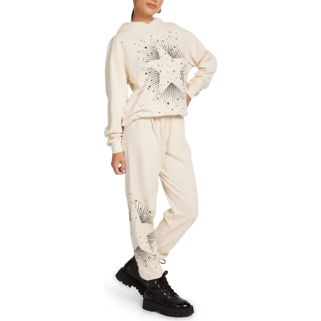 Tanzy Stud Starburst Sweatpants by Lauren Moshi