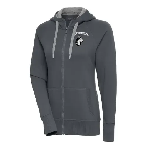 Antigua Northeastern Huskies Victory Full-Zip Hoodie by ANTIGUA