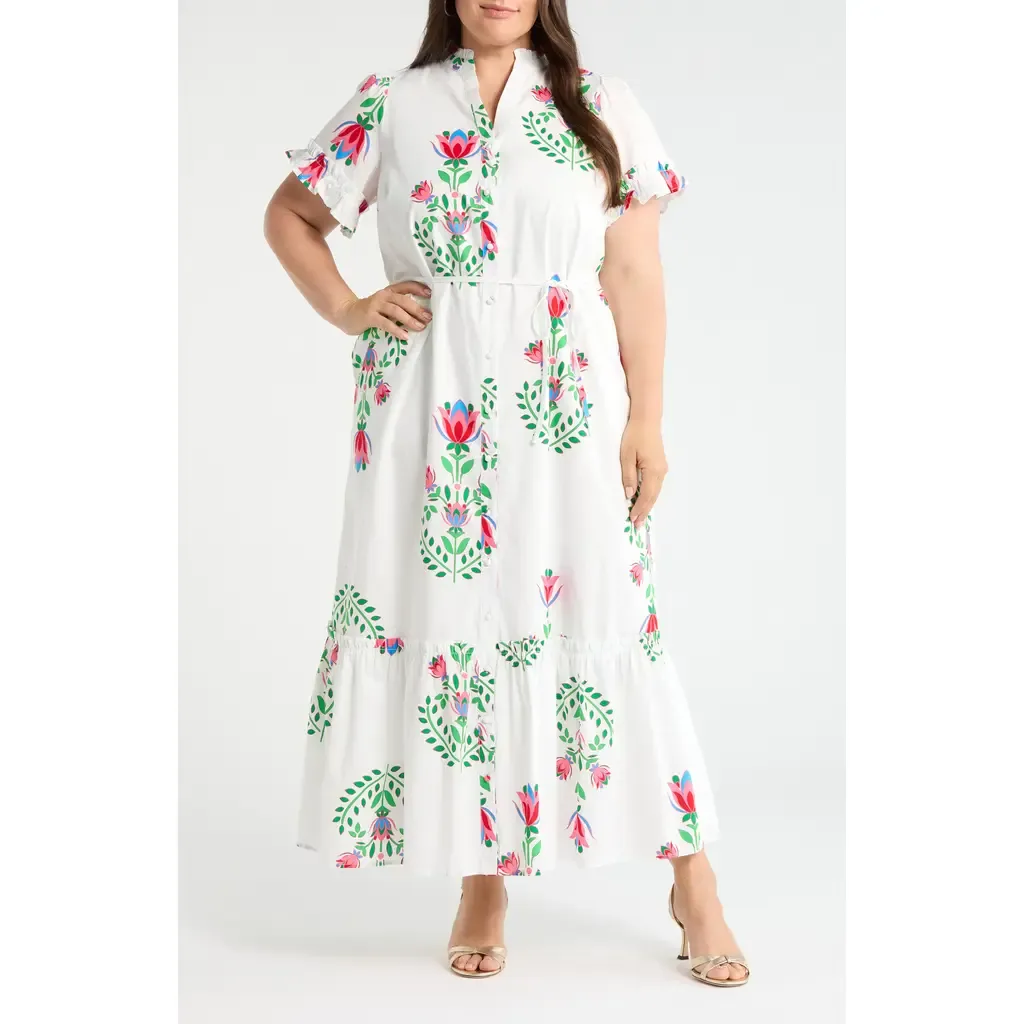 Floral Alna Shirtdress by SUGARLIPS