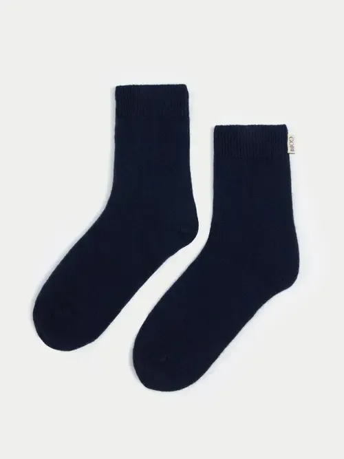 Cashmere Jersey Knit Bed Socks by Gobi Cashmere