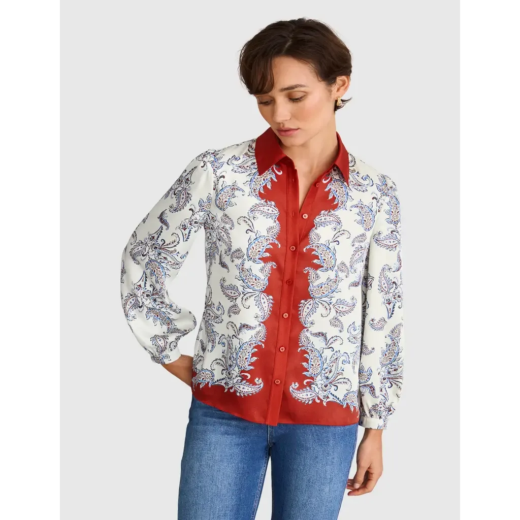 Mariella Print Shirt by HOBBS LONDON