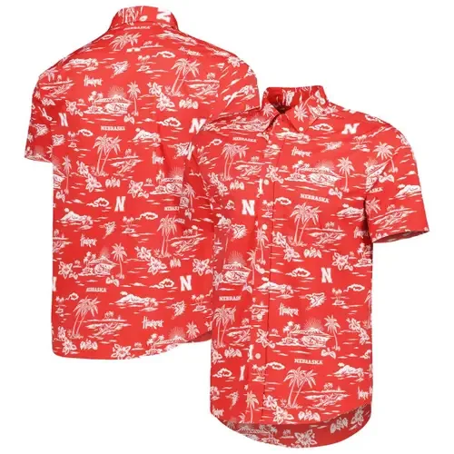 Nebraska Huskers Performance Button-Down Shirt by Reyn Spooner