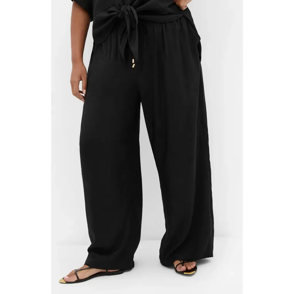 Kalea Wide Leg Drawstring Pants by City Chic