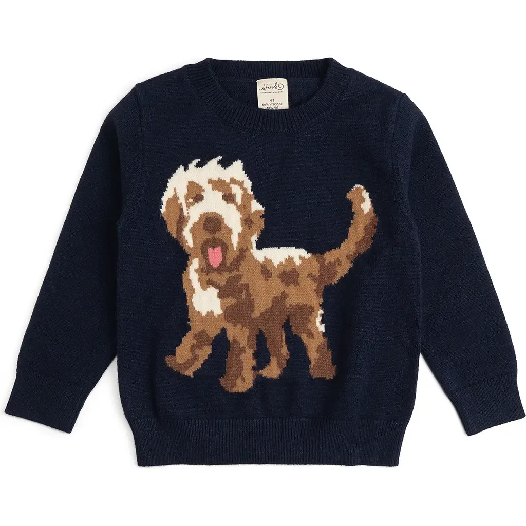 Vintage Puppy Sweater by Sweet Wink