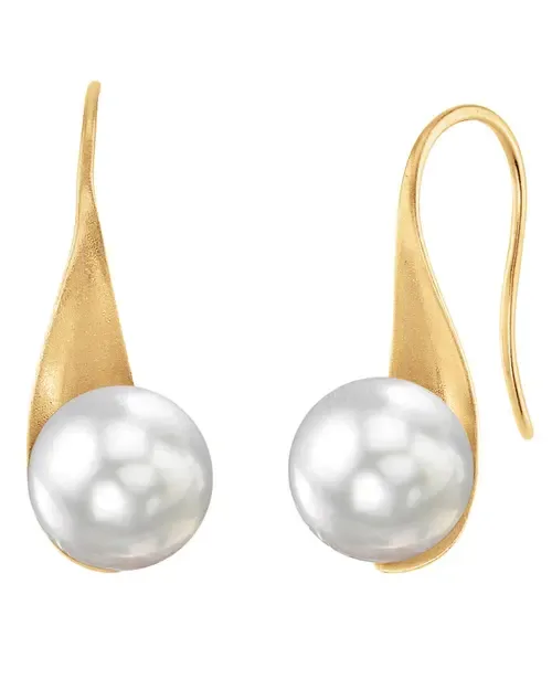 White South Sea Pearl Gaby Earrings by The Pearl Source