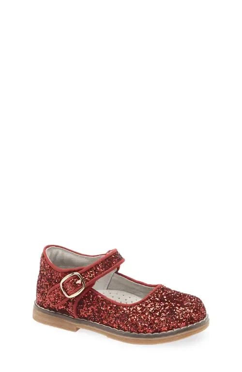 Natasha Glitter Mary Jane Flat by L'AMOUR