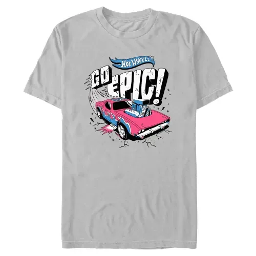 Go Epic Retro Car Short Sleeve Graphic T-Shirt by Hot Wheels