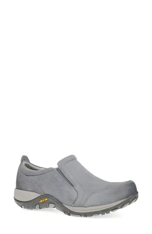 Pippy Waterproof Clog in Grey Burnished Suede by Dansko