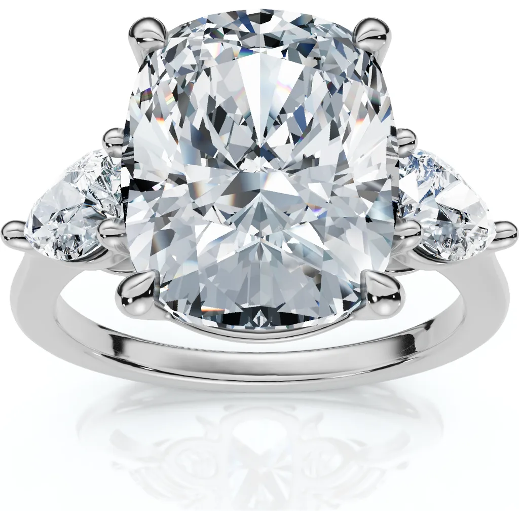 Certified 5 3/4Ct Aria Cushion Diamond Engagement Ring 14k Gold or Pt Lab Grown