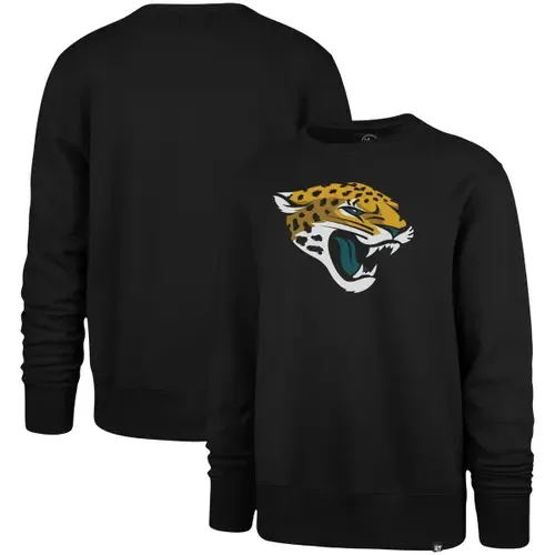 '47 Jacksonville Jaguars Imprint Headline Logo Pullover Sweatshirt by '47