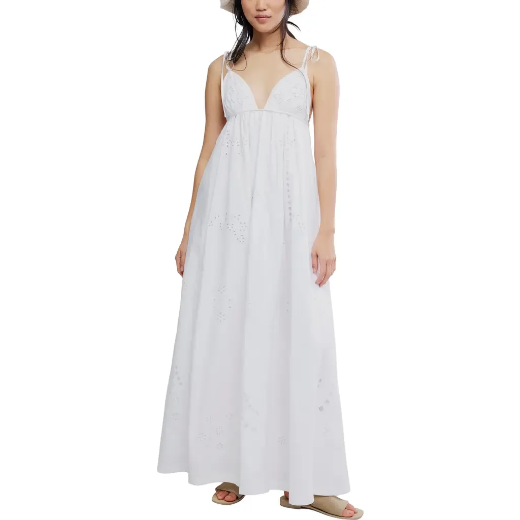Sorrento Stroll Eyelet Lace Maxi Dress by Free People