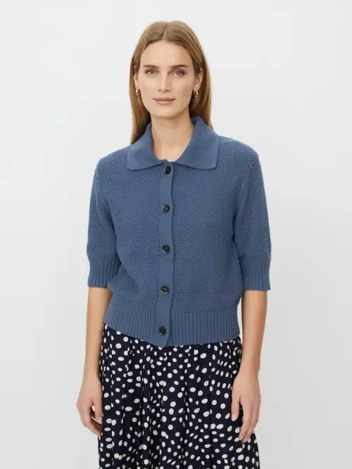 MaLiva Cropped Short Sleeve Cardigan by Masai Copenhagen