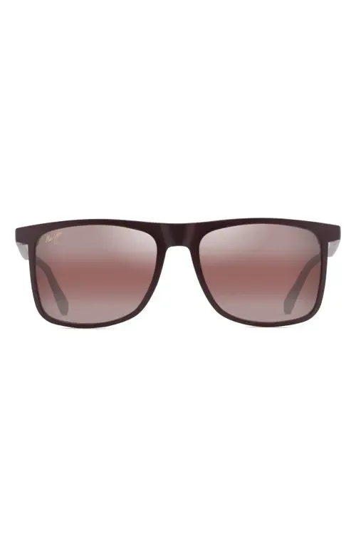 Makamae 56mm Polarized Square Sunglasses by Maui Jim