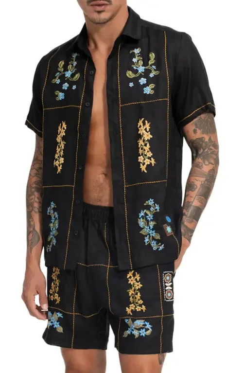 Jack Linen Camp Shirt by Agua Bendita