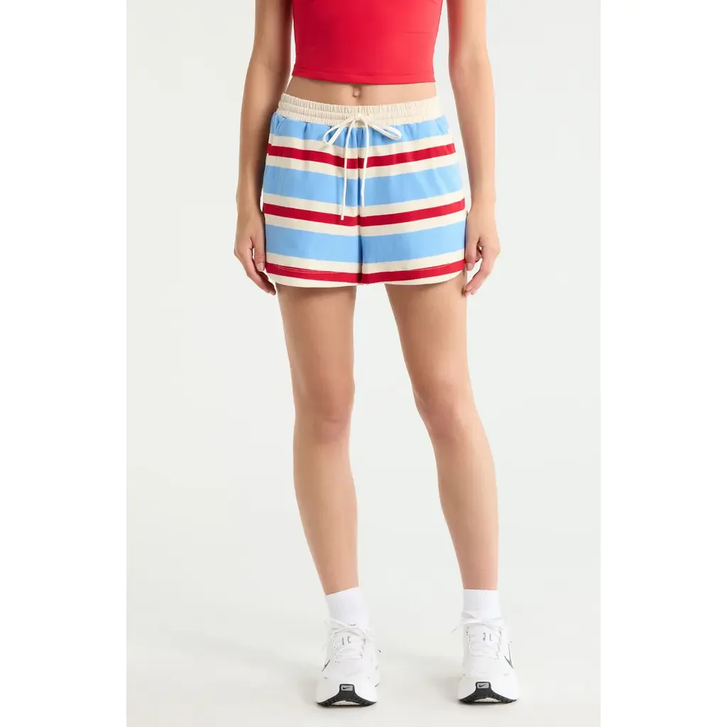 Striped Jersey Shorts by Year of Ours