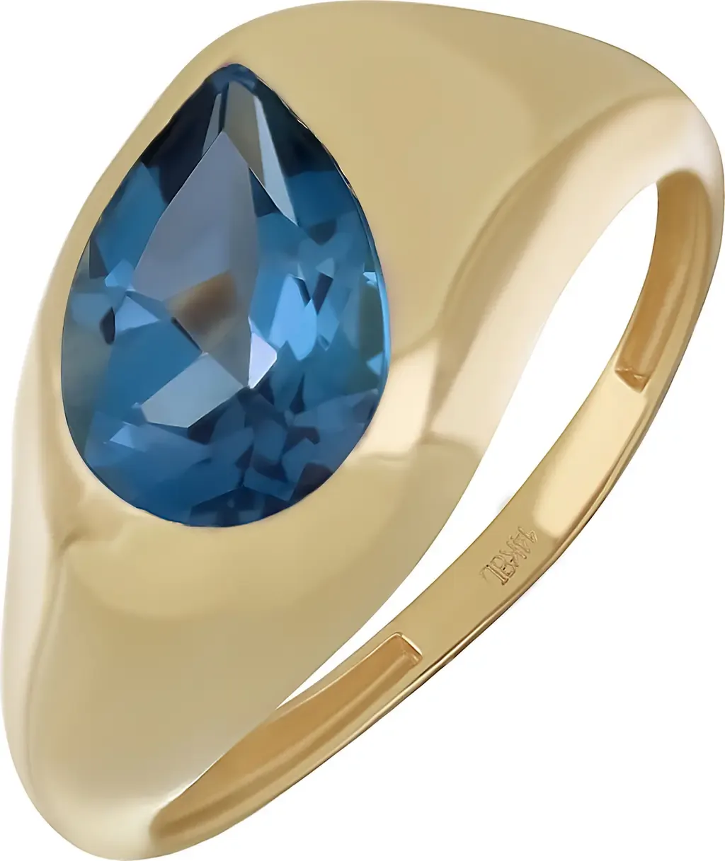 Chunky Topaz Ring by Bony Levy