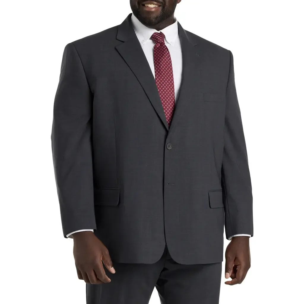 Perfect Fit Jacket-Relaxer Suit Jacket by Oak Hill by DXL