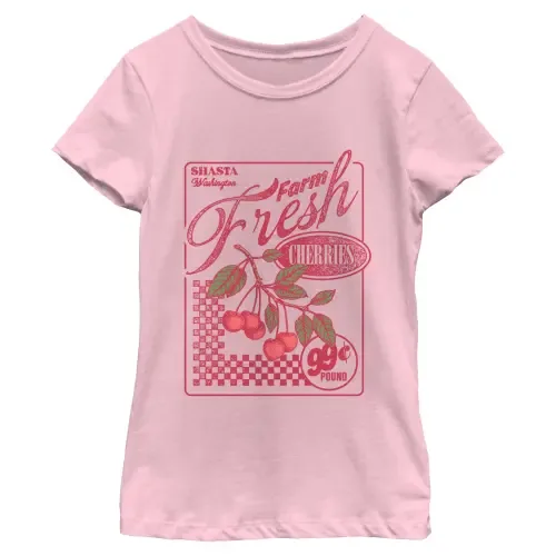 Farm Fresh Cherries Graphic Short Sleeve T-Shirt by Lost Gods