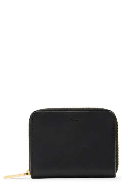 Lena Hex Leather Zip Wallet by AllSaints